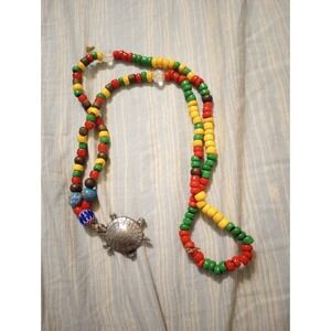 Glass‎ bead necklace